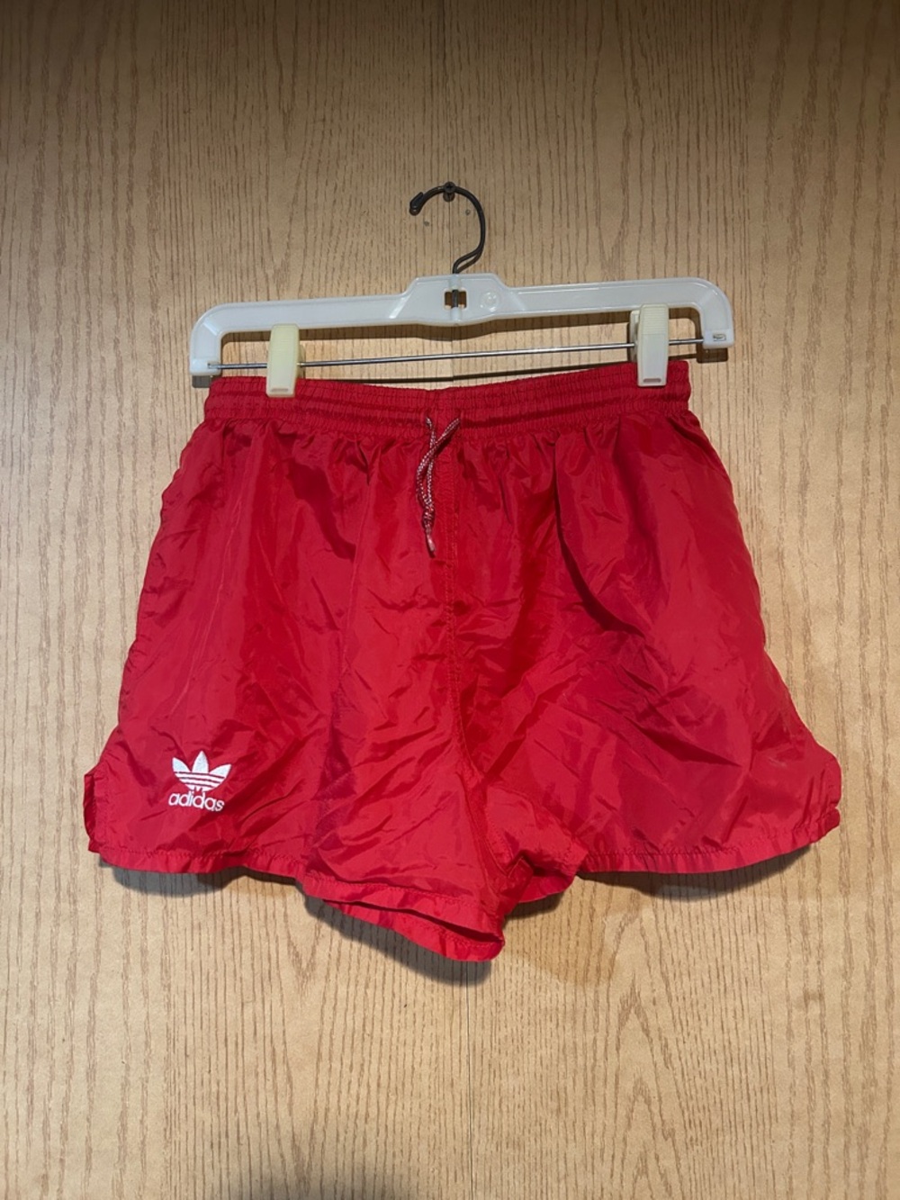 Vintage adidas Men’s Red Trefoil Athletic Shorts